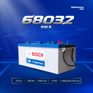 Aki Kering Bosch DIN B 68032 180Ah Murah untuk Truk Mercedes Benz MAN Neoplan Bus