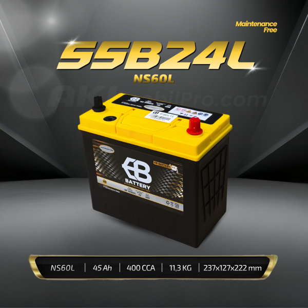Aki Kering EB Battery MF NS60L 45Ah Murah untuk Nissan Grand Livina Toyota Yaris Vios
