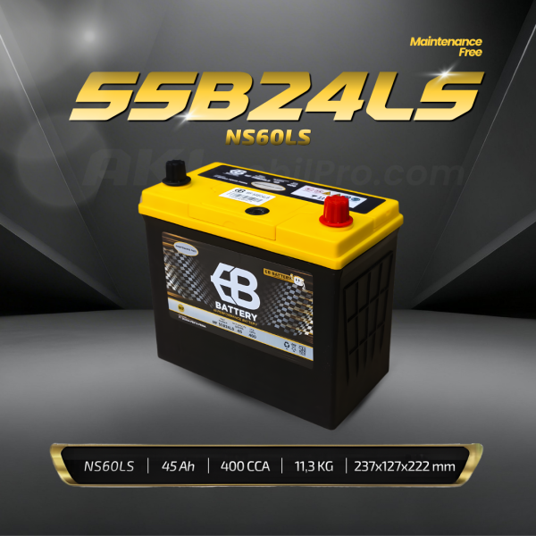 Aki Kering EB Battery MF NS60LS 55B24LS Murah untuk Honda Civic CRV Accord