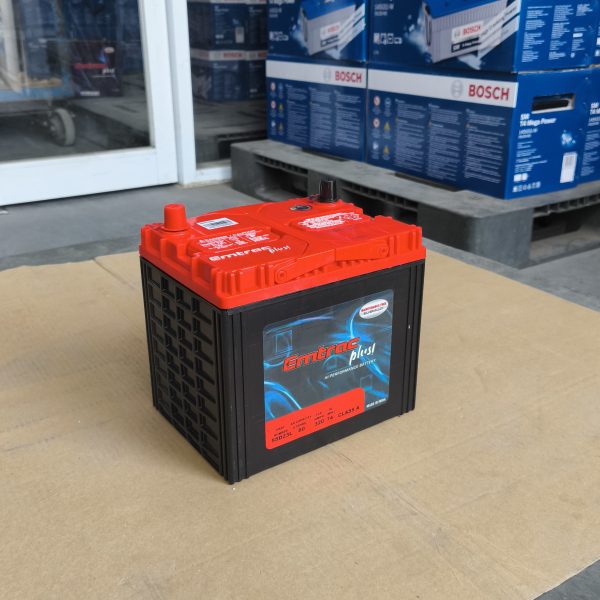 Aki Kering Emtrac 55D23L Upgrade 60Ah Murah untuk Innova Camry X-Trail