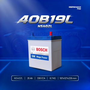 Aki Kering Bosch NS40ZL MF Teknologi Jerman untuk Honda Brio Jazz Toyota Calya