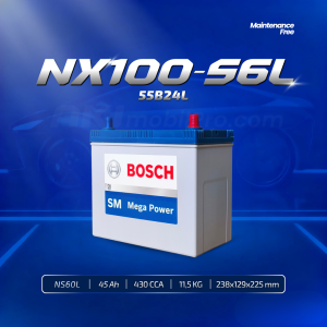 Aki Kering Bosch NX100-S6L 55B24L Upgrade untuk Grand Livina Yaris City