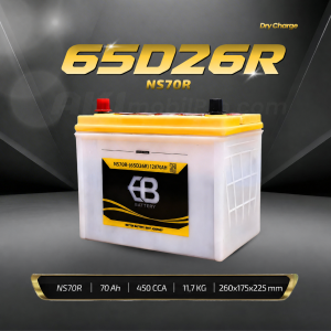 Aki Basah EB NS70R 65D26R Murah untuk Toyota Kijang Diesel Isuzu Panther L300