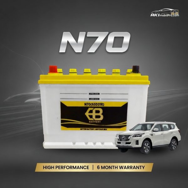 Aki Basah EB N70 Murah untuk Mitsubishi L300 Diesel Isuzu Panther Komatsu Excavator