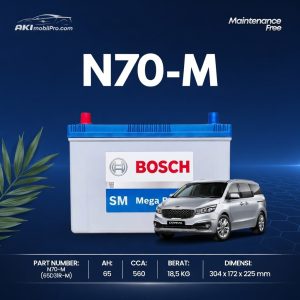 Aki Kering Bosch N70 M 65D31R Heavy Duty Murah untuk Truk Bus Alat Berat